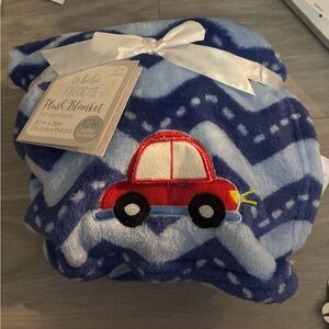 Ale Bebe Blanket with Red Car Design